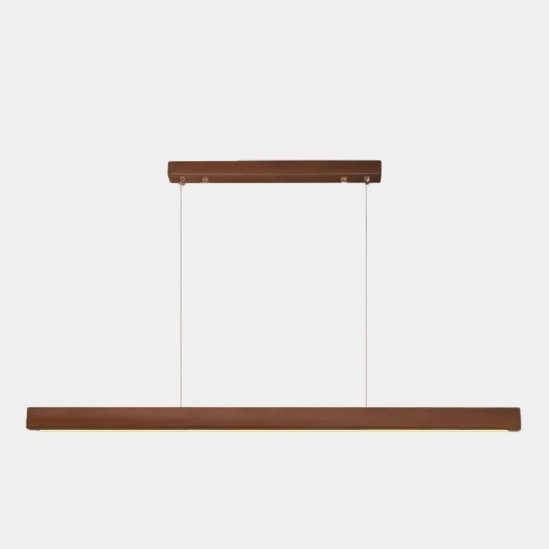 Pendant Lighting Modern Minimalist Linear, Wood
