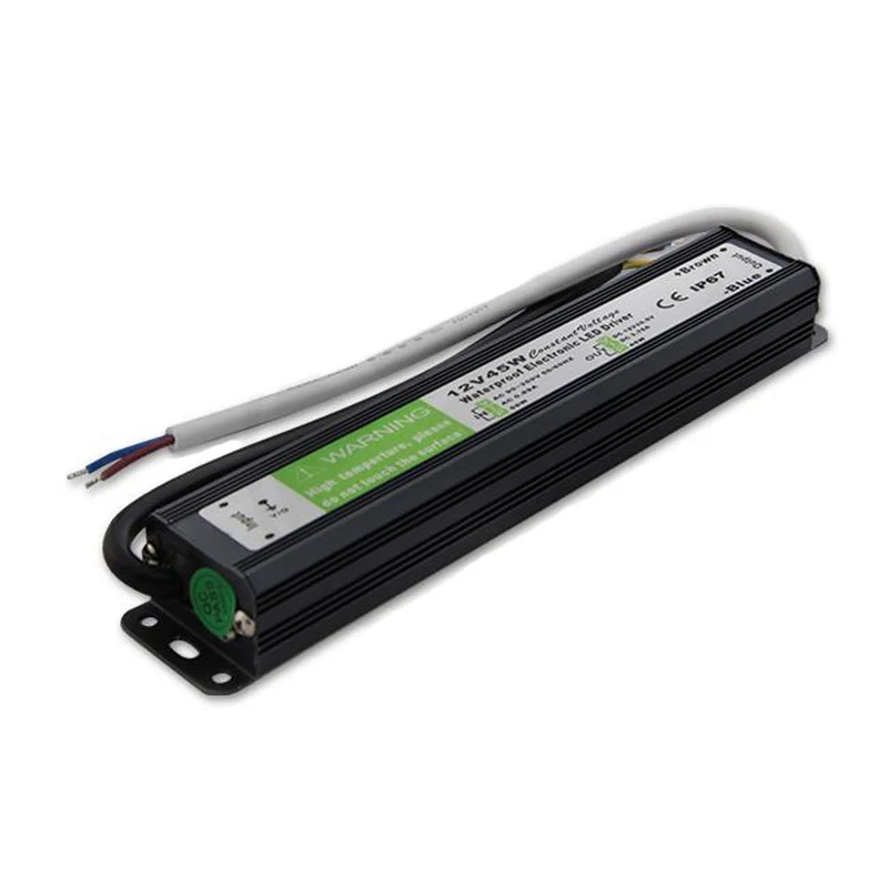 LED-Transformator 45 W – 12 Volt – 3,75 A – IP67 – wasserbeständig