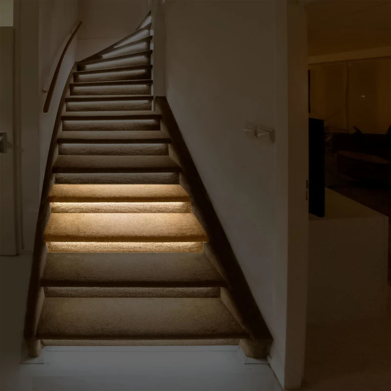 LED's Light 2 Stück lose LED-Streifen für Treppenbeleuchtung Set - Warmweiß