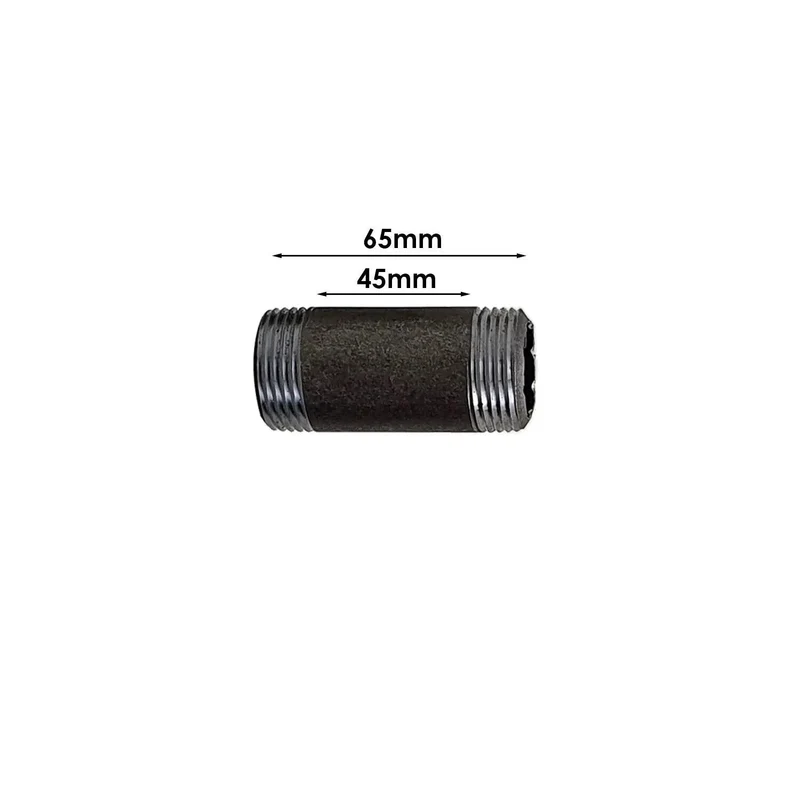 3/4 Zoll Rohrohr Lauf BSP Tempergussrohr Eisenrohr Lampenfassung ~3209