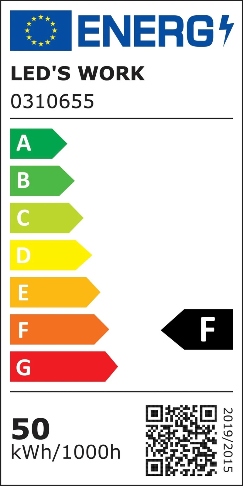 LED-Arbeitsstrahler mit 1,2m Stativ 50W neutralweiß IP54 2,5 m Zuleitung - LED's Work