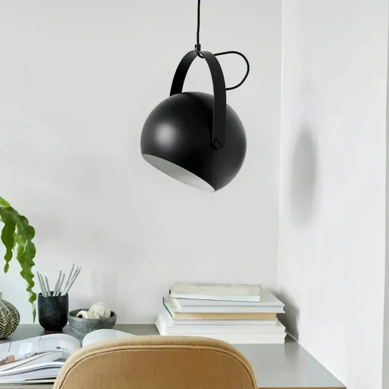 Kugel Pendelleuchte für Esszimmer mit verstellbarem Schirm – Morandi