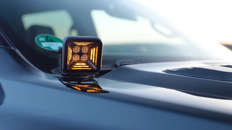 Strands Dark Knight Fortex Arbeitslicht / Bernstein