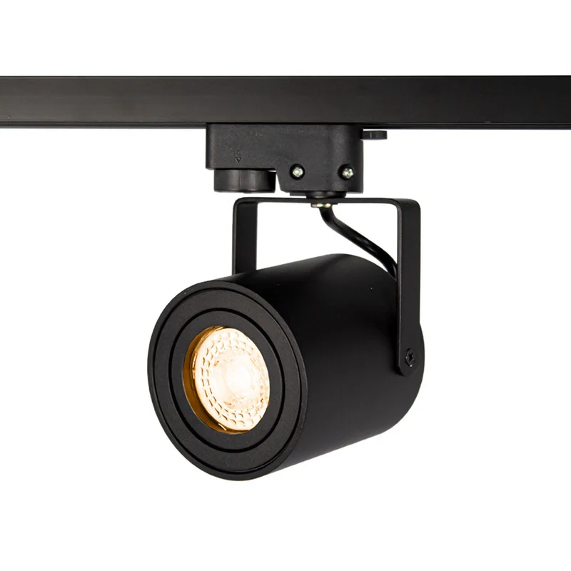 LED 1-Phasen-Schienenstrahler mit GU10-Fassung | Schwarz