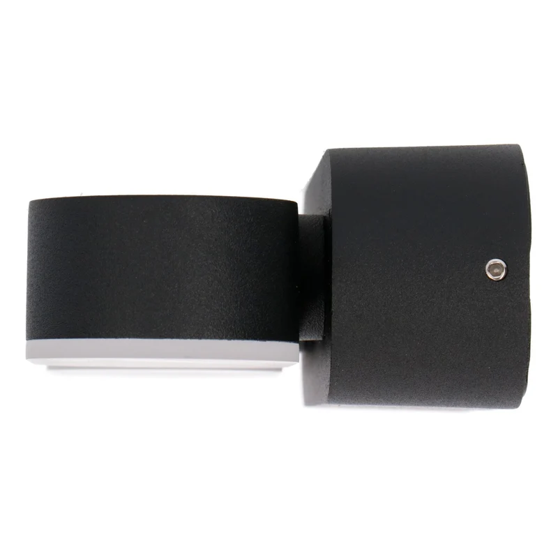 LED's Light Doppelte LED-Außenleuchte - Modell Rieti - Warmweiß - IP44 wasserdicht - Schwarz