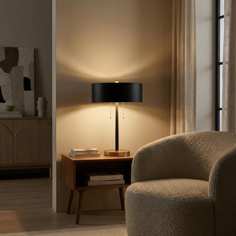 Nachttischlampe – Eleganter postmoderner Stil – Gemütliche Atmosphäre – Pietralis