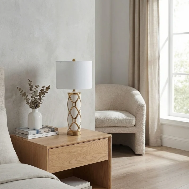 Nordische Deko-Lampe mit sanftem Licht und schickem Design – Solisca