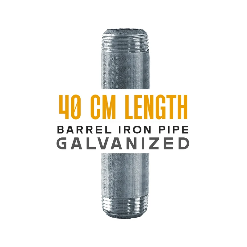 ¾-Zoll verzinktes Eisenrohr DIY Lampenverbinder ~3208