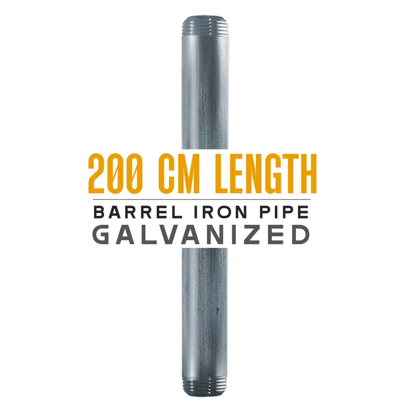 ¾-Zoll verzinktes Eisenrohr DIY Lampenverbinder ~3208