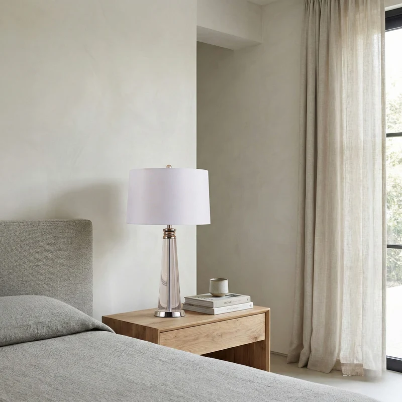Einzigartige Nachttischlampe – Moderner und authentischer Stil – Lunara