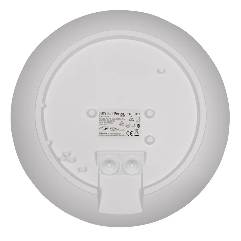LED-Deckenleuchte mit HF-Bewegungsmelder 15 Watt IP66 IK10 regelbar - LED's Light Pro