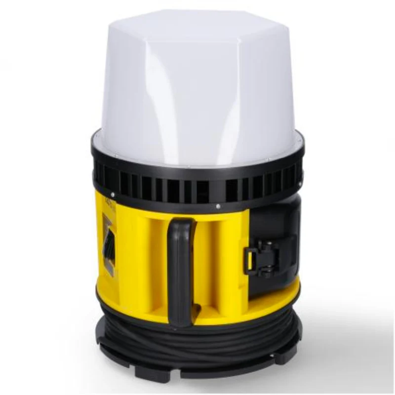 LED-Baustrahler 80W für 18V Werkzeugakkus o. Netzbetrieb IP55 - LED's Work