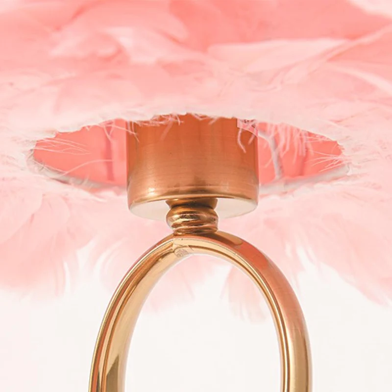 Feather Table Lamp Nordic Style Spiral, 3 Colors