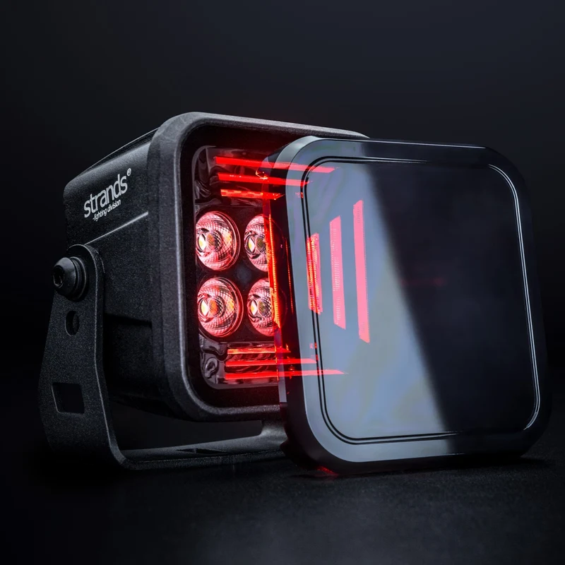 Strands Dark Knight Fortex Work Light / Rot