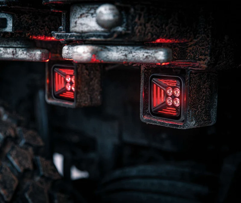 Strands Dark Knight Fortex Work Light / Rot