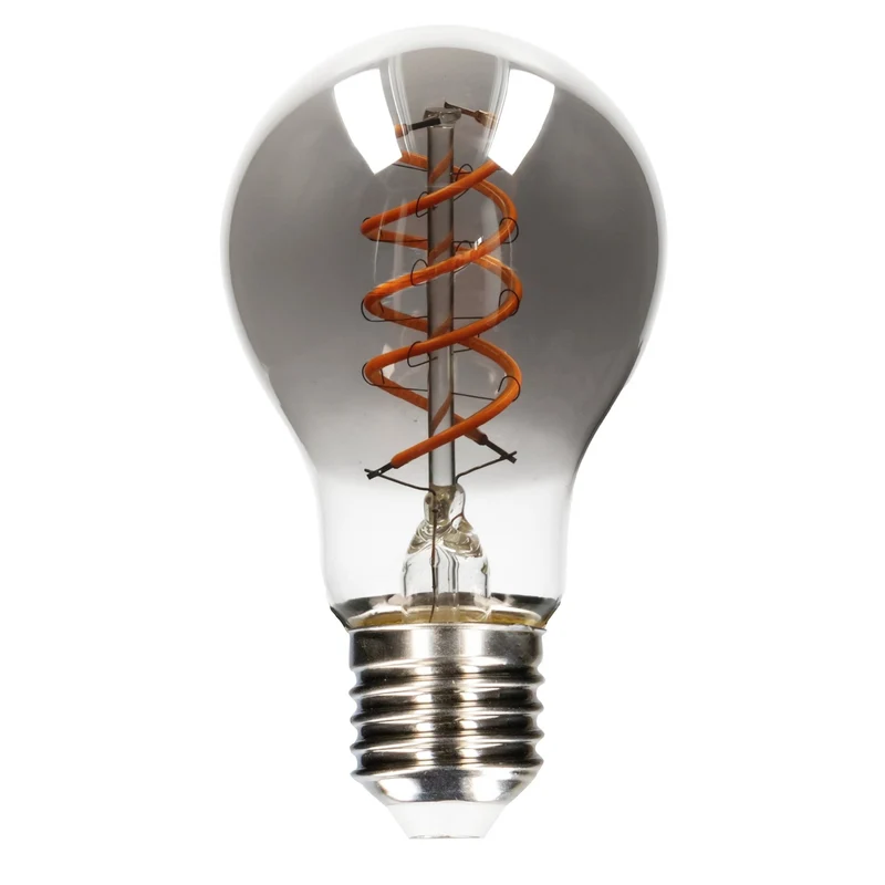 LED Birne E27 dimmbar 4,5W extra-warmweiß Smoke-Tönung A60 - LED's Light