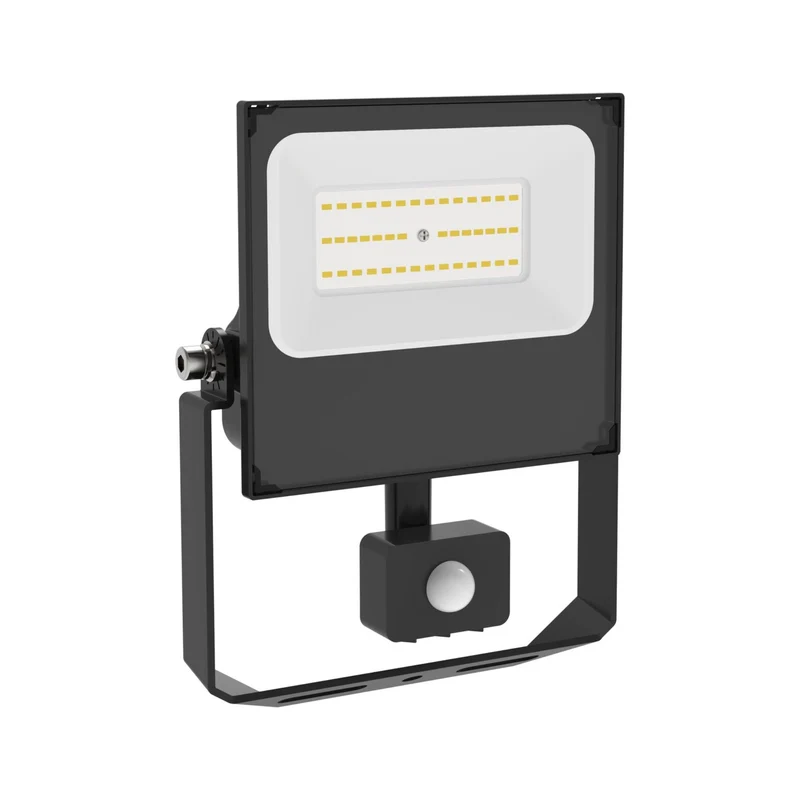LED-Strahler mit Bewegungsmelder schwarz 50W neutralweiß IP65 - LED's Light