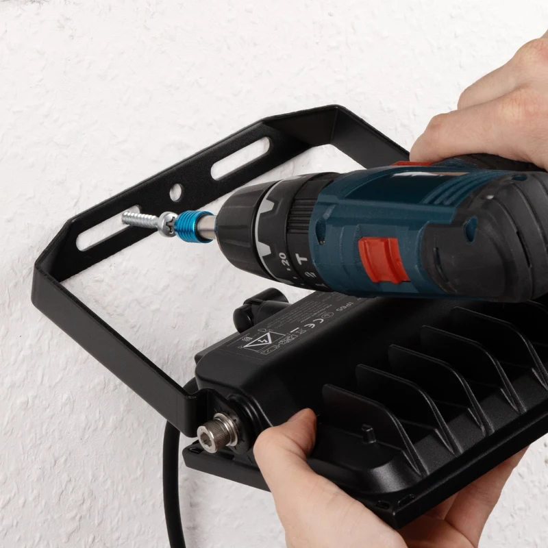 LED-Strahler mit Bewegungsmelder schwarz 50W neutralweiß IP65 - LED's Light