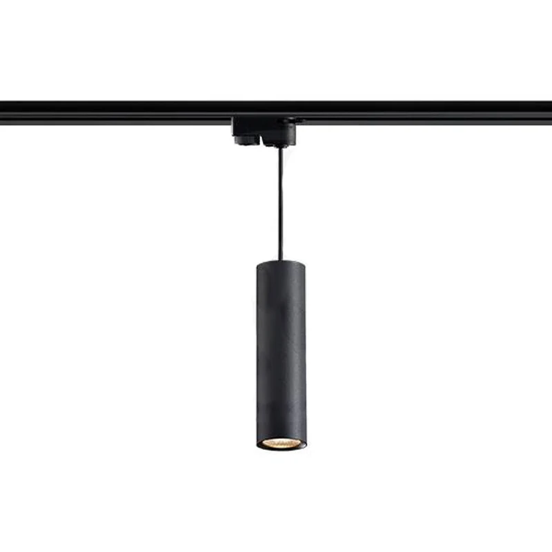 1-Phasen-Hängelampe 29cm mit GU10-Fassung | Schwarz | 1 Meter