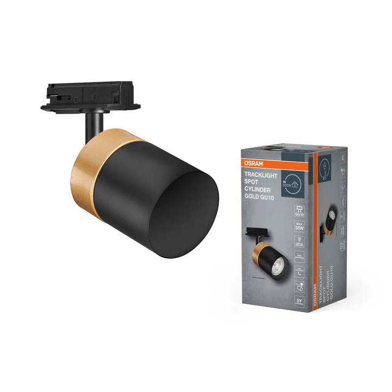 OSRAM TRACKLIGHT Schienensystem Leuchte, gold/schwarz