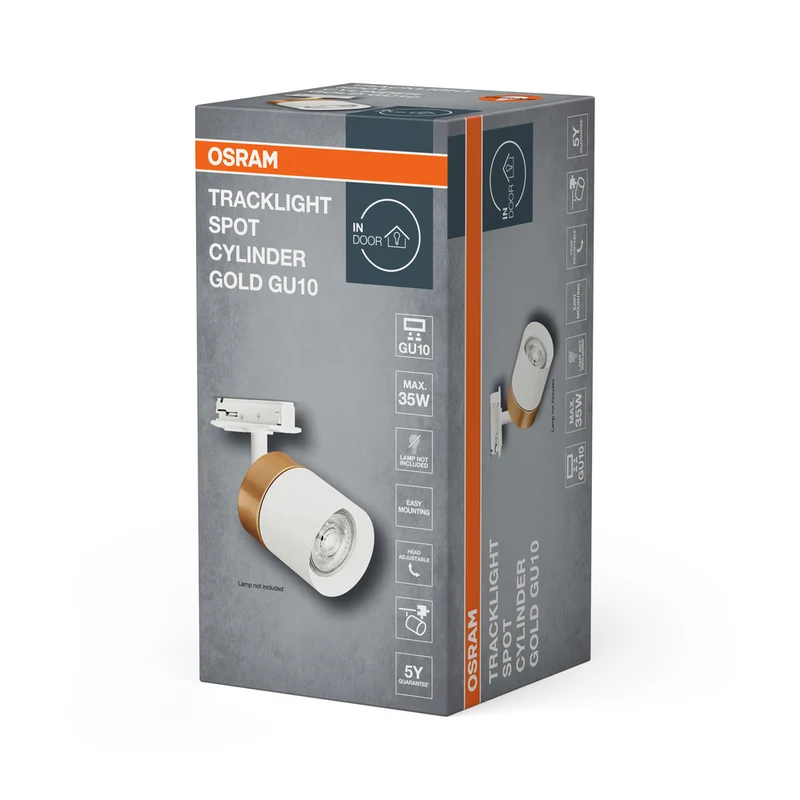 OSRAM TRACKLIGHT Schienensystem Leuchte, gold/weiß