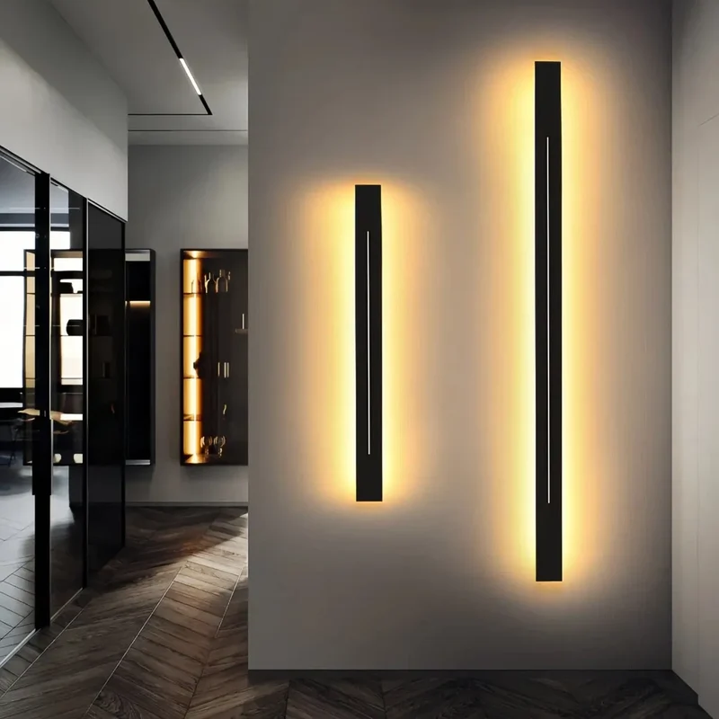 Lange LED Wandleuchte Modern Dimmbar für Innenbereich