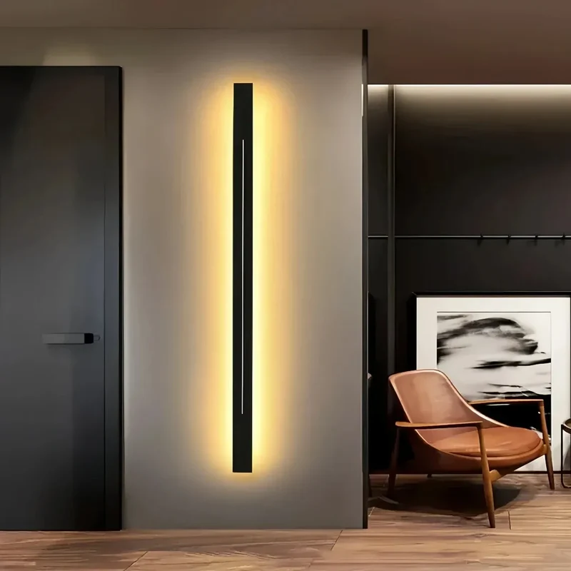 Lange LED Wandleuchte Modern Dimmbar für Innenbereich