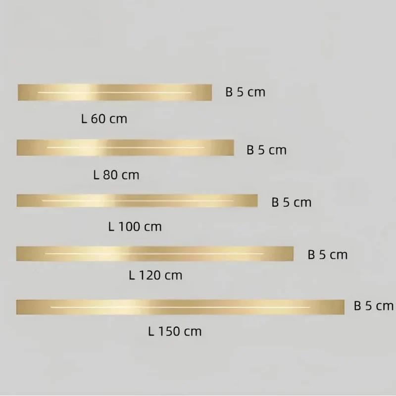 Lange LED Wandleuchte Modern Dimmbar für Innenbereich