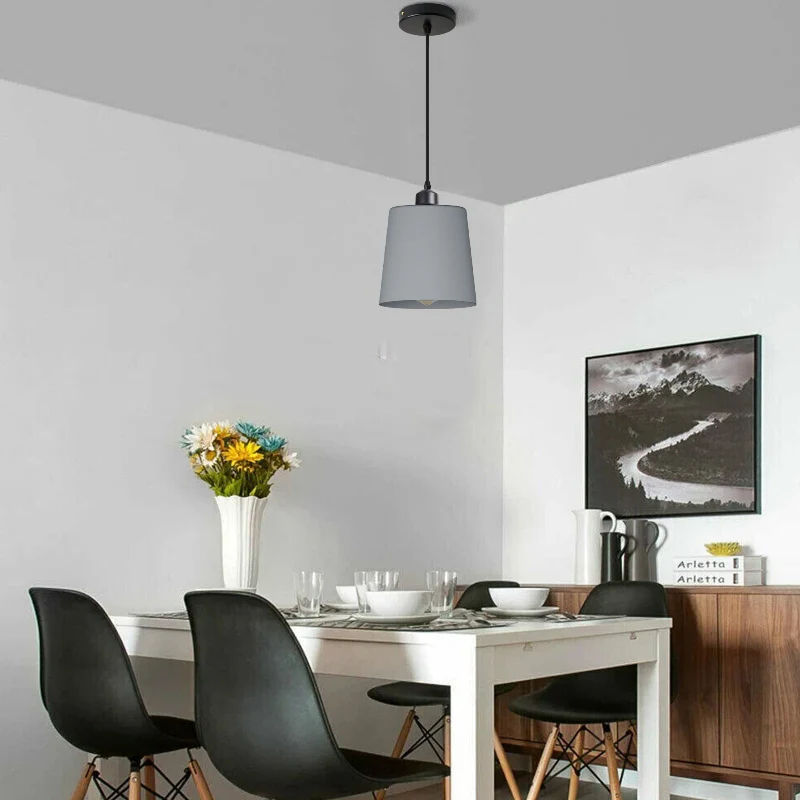 Modern Pendelleuchte & Hangelampen mit Coolie Lampenschirm~2998