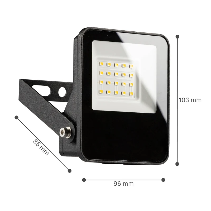 LED's Light Floodlight 1200 - Neigbar und Wasserdicht - Innen & Außen - 10W
