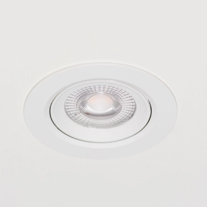 LED-Einbauspot 90 mm dimmbar 5 Watt warmweiß schwenkbar 3x - LED's Light