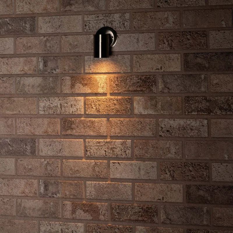 Außen-Wandleuchte Edelstahl 1x GU10 IP44 für LED und Halogen bis 35W - LED's Light