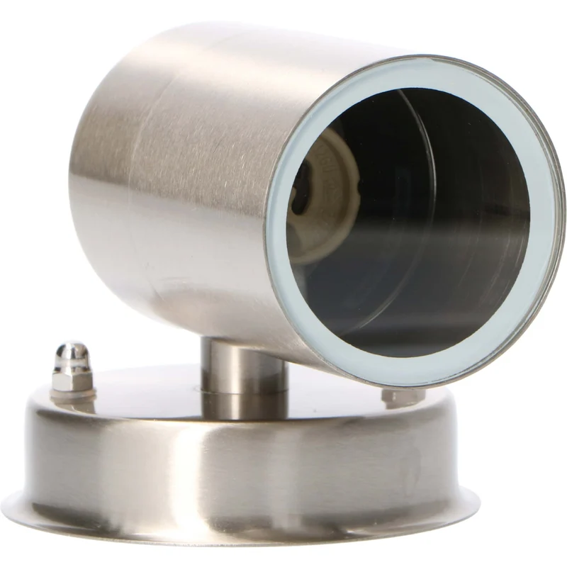 Außen-Wandleuchte Edelstahl 1x GU10 IP44 für LED und Halogen bis 35W - LED's Light