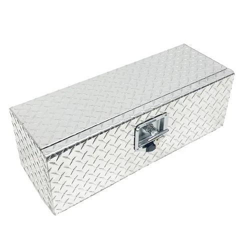 Riffelblech-Aufbewahrungsbox für Anhänger aus Aluminium / 660 x 230 x 235 mm