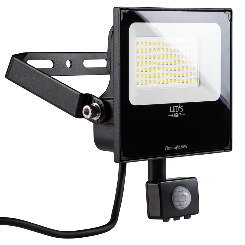 LED-Strahler mit Bewegungsmelder 30W neutralweiß IP65 IK08 - LED's Light
