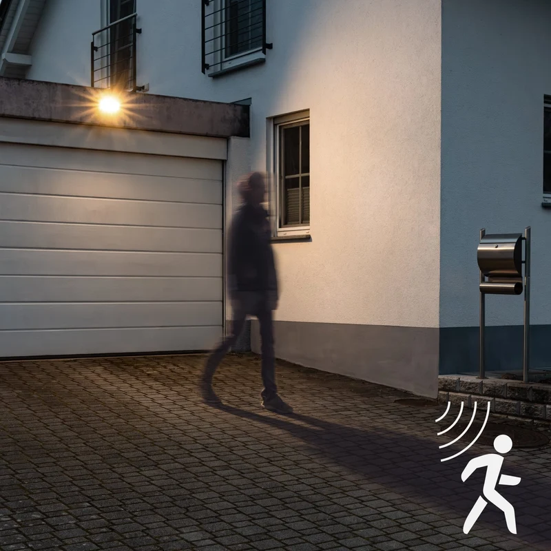 LED-Strahler mit Bewegungsmelder 30W neutralweiß IP65 IK08 - LED's Light