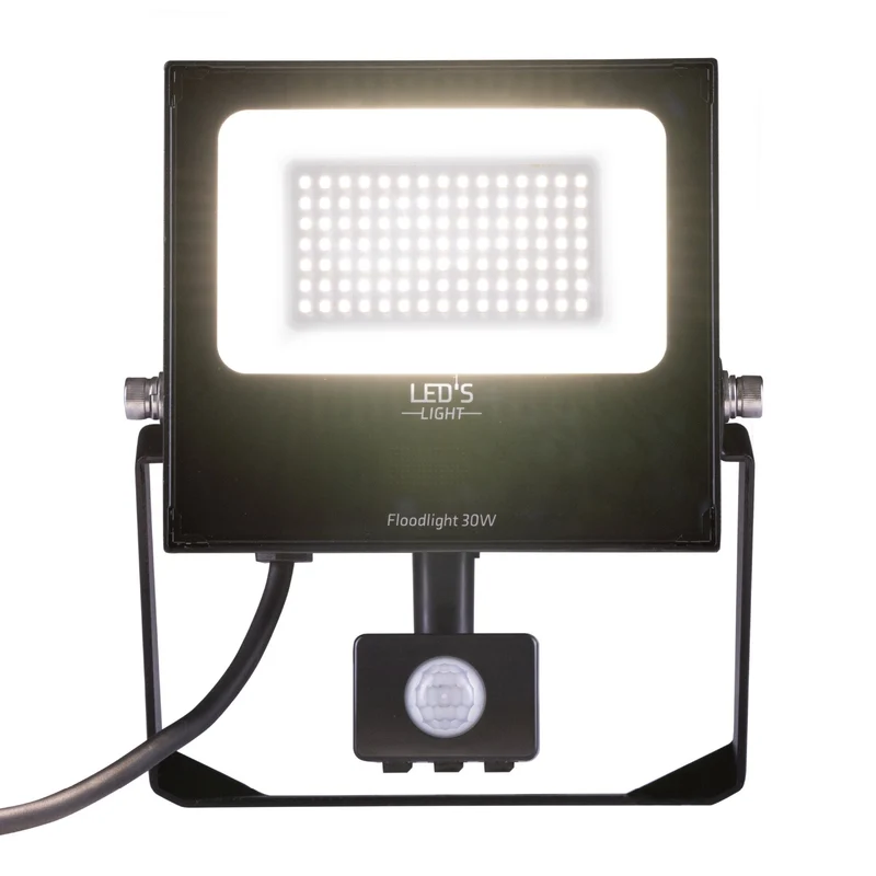 LED-Strahler mit Bewegungsmelder 30W neutralweiß IP65 IK08 - LED's Light
