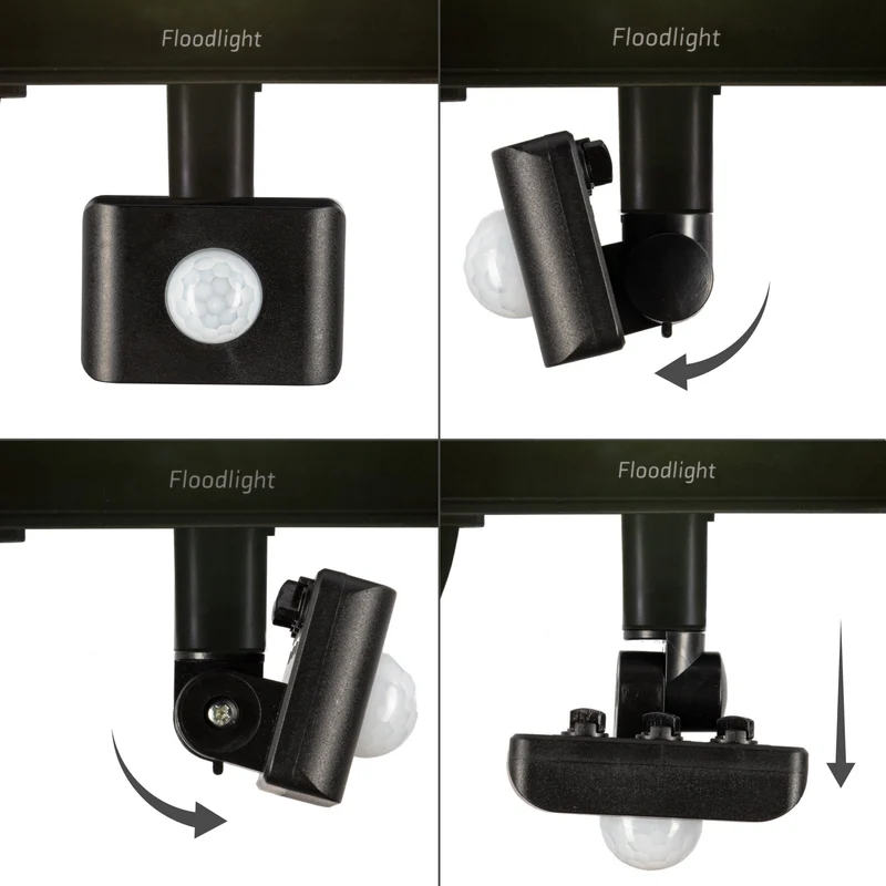LED-Strahler mit Bewegungsmelder 30W neutralweiß IP65 IK08 - LED's Light