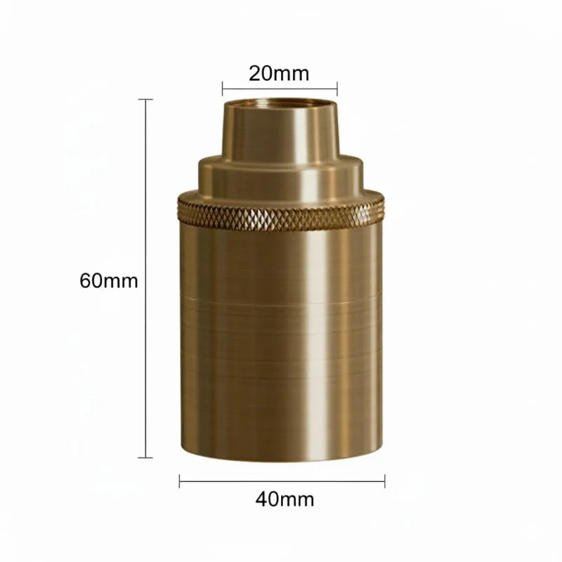 E27 Metall Lampenfassung für Conduit & Industrial 20mm ~3197