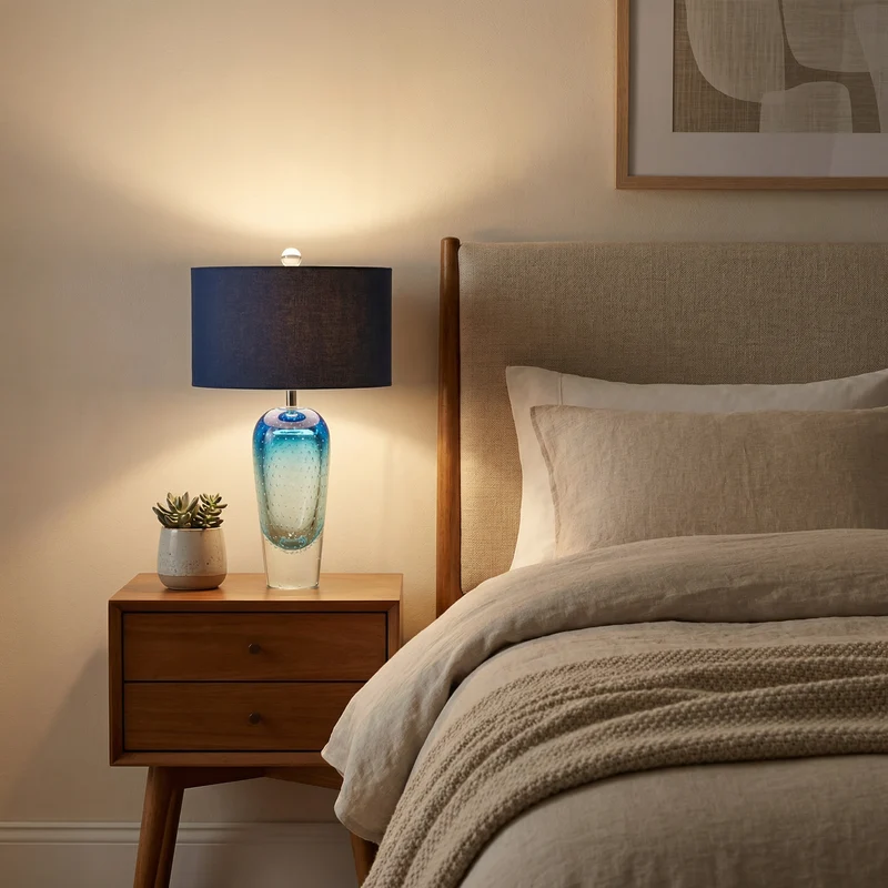 Farbige Lampe mit elegantem Design und gemütlicher Atmosphäre – Brezza