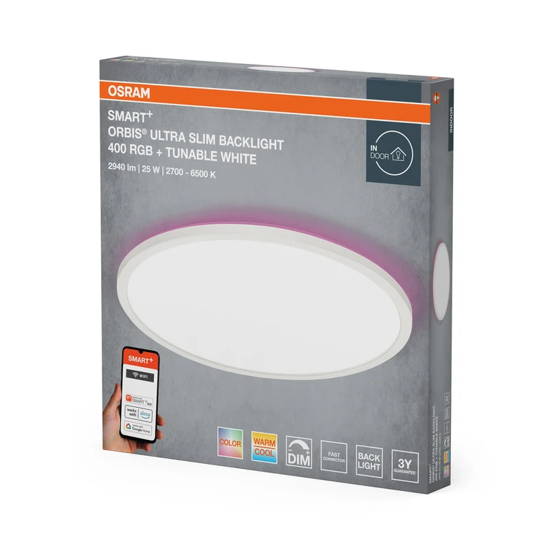 OSRAM SMART+ WiFi-Panelleuchte, weiß, 25W, 2940lm, 400mm