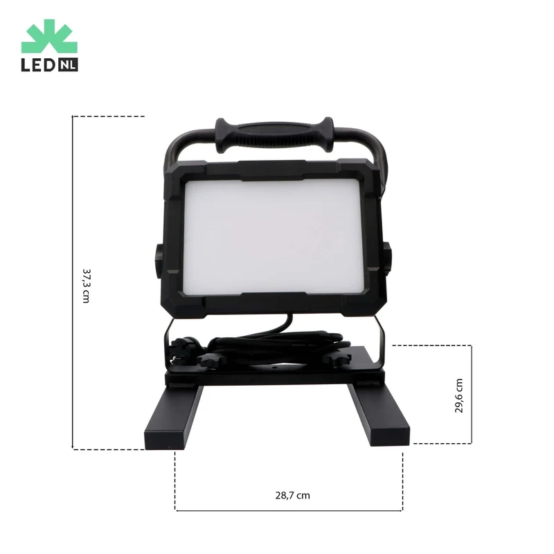 LED-Arbeitsstrahler IP65 100W 5m Zuleitung IK08 - LED's Light
