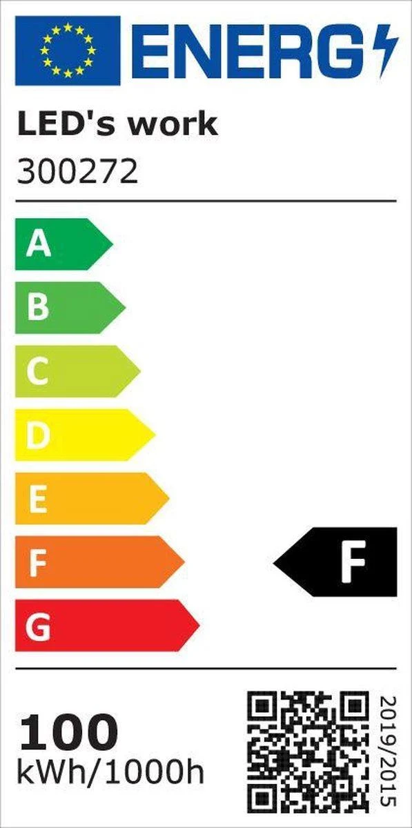 LED-Arbeitsstrahler IP65 100W 5m Zuleitung IK08 - LED's Light