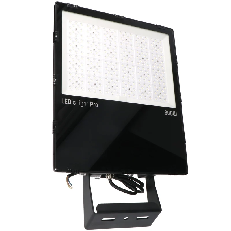 LED Flutlicht Cree 300W 42000lm 4000K neutralweiß IP66 Schwarz - LED's Light Pro