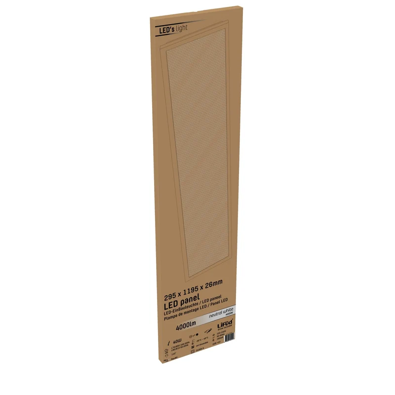 LED-Panel 30 x 120 cm 40W neutralweiß UGR<22 - LED's Light