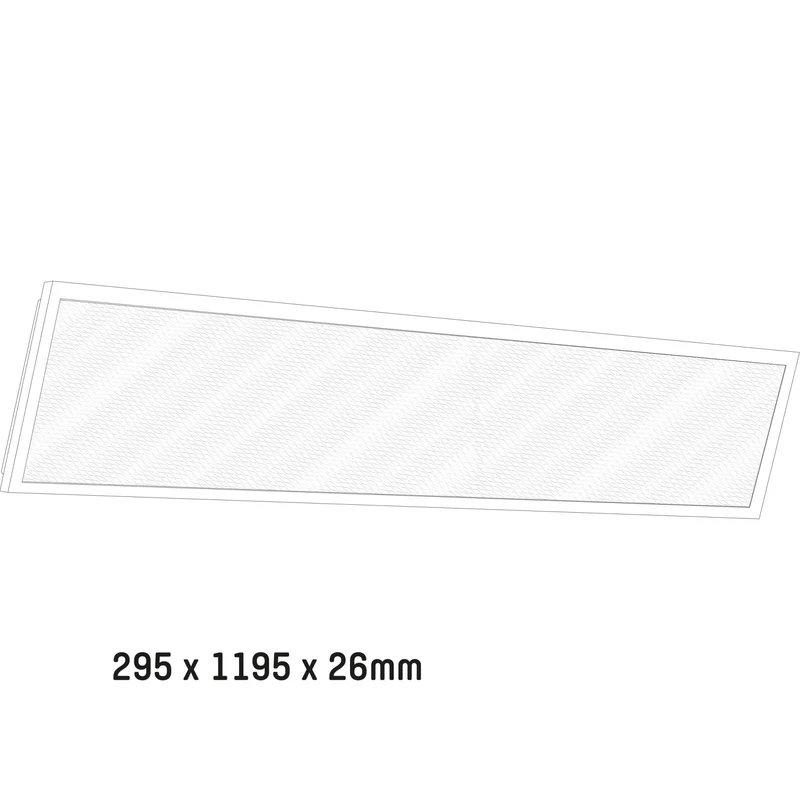 LED-Panel 30 x 120 cm 40W neutralweiß UGR<22 - LED's Light