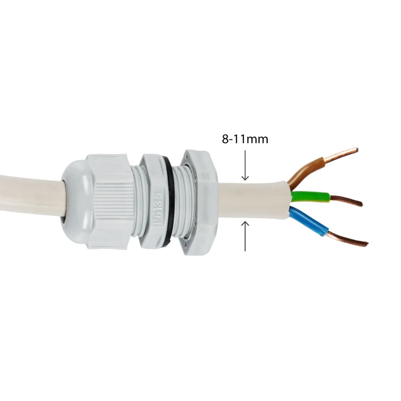 Feuchtraumleuchte mit LED-Röhren 60 cm 2x 9W neutralweiß IP65 - LED's Light