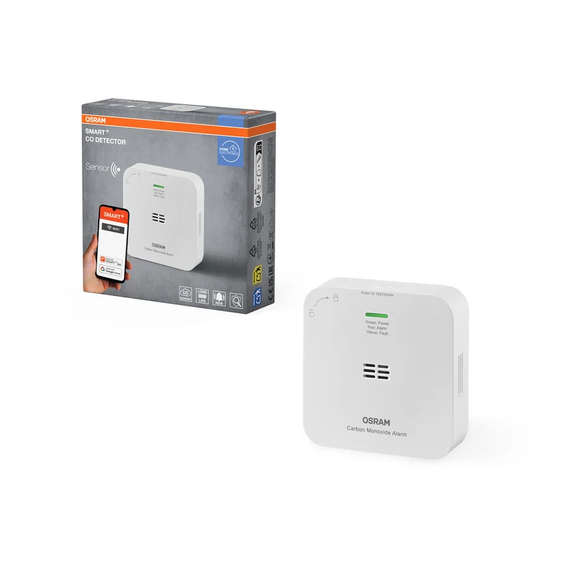 OSRAM Wifi SMART+ Kohlenmonoxid CO Detektor, Weiß