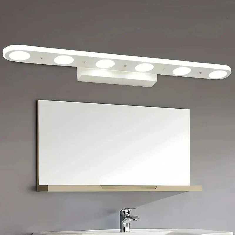 LED Badezimmer-Wandleuchte in Weiß, modern, dimmbar, IP44