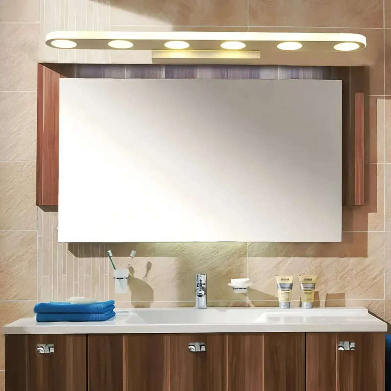 LED Badezimmer-Wandleuchte in Weiß, modern, dimmbar, IP44